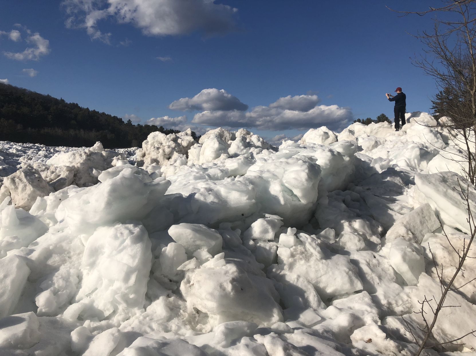 Ice jam